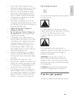 Предварительный просмотр 5 страницы Philips HTD3514 User Manual