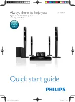 Preview for 1 page of Philips HTD3570 Quick Start Manual