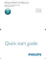 Philips HTD5520X Quick Start Manual preview