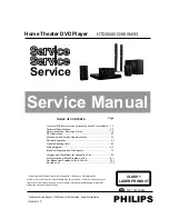 Philips HTD5540/12 Service Manual preview