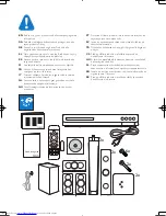 Предварительный просмотр 2 страницы Philips HTD5540 Quick Start Manual