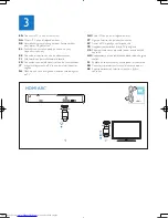 Предварительный просмотр 6 страницы Philips HTD5540 Quick Start Manual