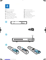 Предварительный просмотр 8 страницы Philips HTD5540 Quick Start Manual