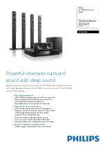 Philips HTD5580 Brochure & Specs preview