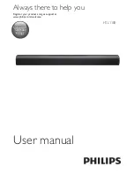 Предварительный просмотр 1 страницы Philips HTL1100 User Manual