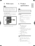 Предварительный просмотр 10 страницы Philips HTL2101 User Manual