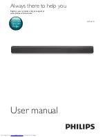 Предварительный просмотр 1 страницы Philips HTL2110 User Manual