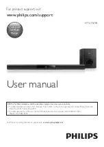 Philips HTL2161B User Manual предпросмотр