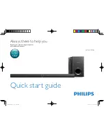 Preview for 1 page of Philips HTL3170B Quick Start Manual
