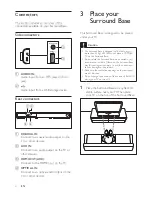 Предварительный просмотр 8 страницы Philips HTL4115B User Manual