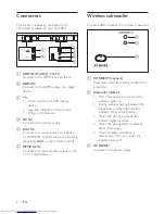 Предварительный просмотр 8 страницы Philips HTL6140B User Manual