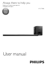 Предварительный просмотр 1 страницы Philips HTL7140B User Manual