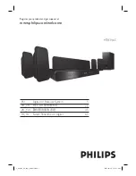 Philips HTR3465 User Manual preview