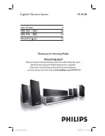 Philips HTR5205 User Manual preview