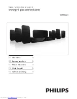 Philips HTR5224 User Manual preview