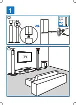 Предварительный просмотр 3 страницы Philips HTS2201 Quick Start Manual