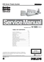 Philips HTS3000 Service Manual предпросмотр