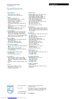 Preview for 3 page of Philips HTS3011 Specifications