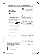 Preview for 3 page of Philips HTS3011 User Manual