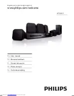 Philips HTS3019 User Manual preview