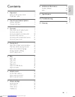 Preview for 3 page of Philips HTS3019 User Manual