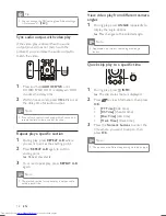 Preview for 18 page of Philips HTS3019 User Manual