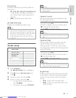 Preview for 25 page of Philips HTS3019 User Manual