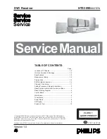 Philips HTS3090/55/77/78 Service Manual preview