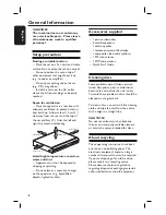 Preview for 8 page of Philips HTS3100 Series User Manual