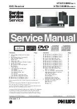 Preview for 1 page of Philips HTS3105-Mk2 Service Manual