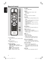 Предварительный просмотр 10 страницы Philips HTS3164 Operating Instructions Manual