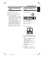 Предварительный просмотр 19 страницы Philips HTS3164 Operating Instructions Manual