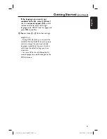 Предварительный просмотр 21 страницы Philips HTS3164 Operating Instructions Manual