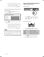 Предварительный просмотр 16 страницы Philips HTS3180 User Manual