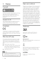 Preview for 4 page of Philips HTS3231 Manual