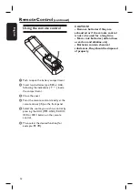 Предварительный просмотр 12 страницы Philips HTS3265 Manual