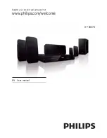 Philips HTS3274 User Manual preview