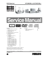 Предварительный просмотр 1 страницы Philips HTS3300K Service Manual