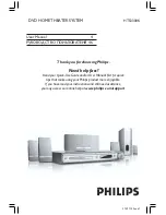 Предварительный просмотр 1 страницы Philips HTS3300K User Manual