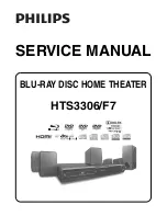 Предварительный просмотр 1 страницы Philips HTS3306/F7 Service Manual