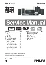 Philips HTS3325 Service Manual preview