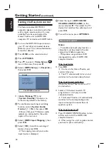 Предварительный просмотр 24 страницы Philips HTS3365 Manual