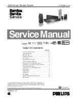 Philips HTS3367/05 Service Manual preview