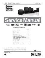 Philips HTS3371/94 Service Manual preview