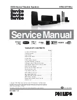 Philips HTS3376W/12 Service Manual preview