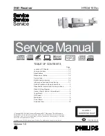 Philips HTS3410D/55 Service Manual предпросмотр