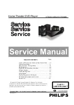 Philips HTS3531/05 Service Manual предпросмотр