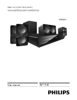 Предварительный просмотр 1 страницы Philips HTS3531 User Manual