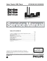 Philips HTS3538/98 Service Manual preview