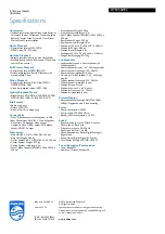 Preview for 3 page of Philips HTS3540 Specifications